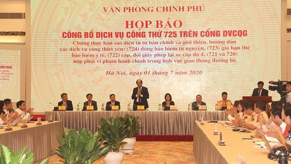 越南国家公共服务平台开通6种服务