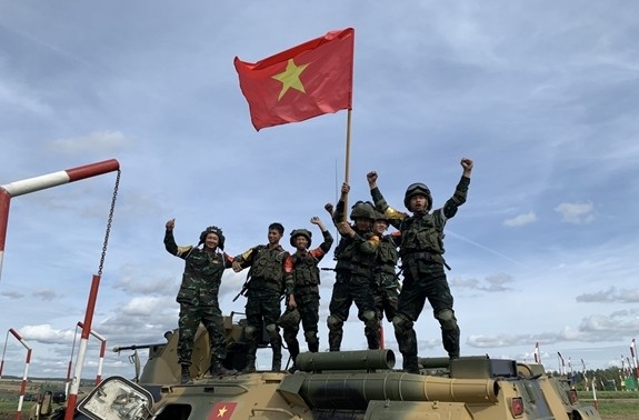 越南人民军代表团在2020年国际军事比赛中取得优异成绩
