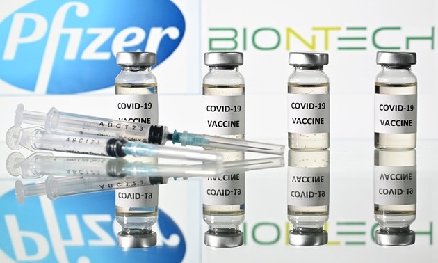 辉瑞公司首批新冠疫苗于当地时间12月13日发出