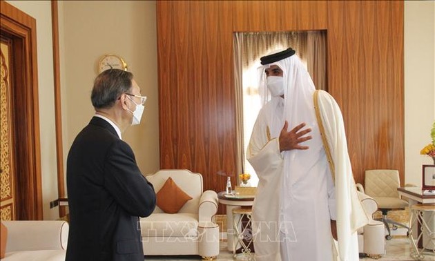 中国和卡塔尔致力于加强战略伙伴关系