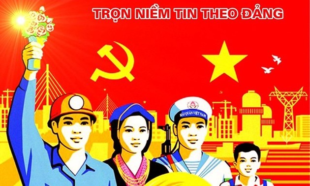 越南之声广播电台总结关于“新形势下加强捍卫党的思想基础、斗争反击敌对势力歪曲事实的观点”的第35号决议宣传工作