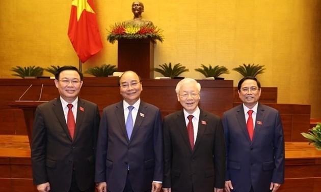 世界领导人向越南高层领导人致贺电