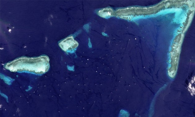 越南要求中国从越南长沙群岛三头礁海域撤走船只