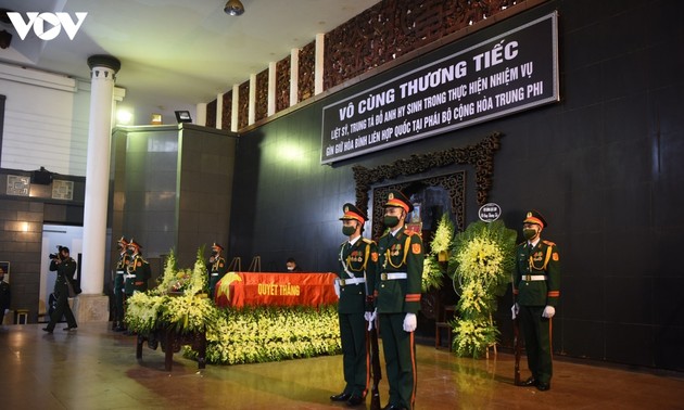 越南联合国维和部队军官在执行任务中牺牲