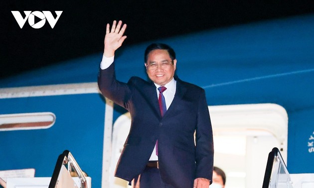 越南政府总理范明政抵达华盛顿，出席东盟-美国特别峰会