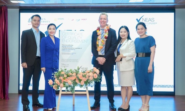 越南第一所国际英语交流课程获得澳大利亚NEAS认证的大学