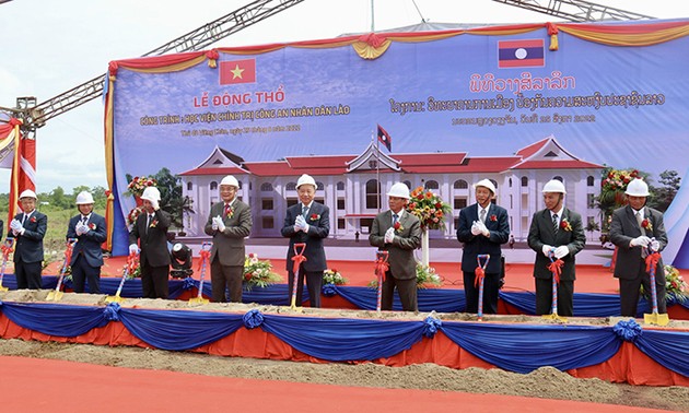 老挝人民公安政治学院建设工程是越老特殊团结关系的象征