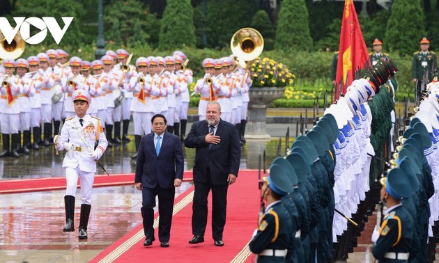 越南和古巴加强各领域合作关系