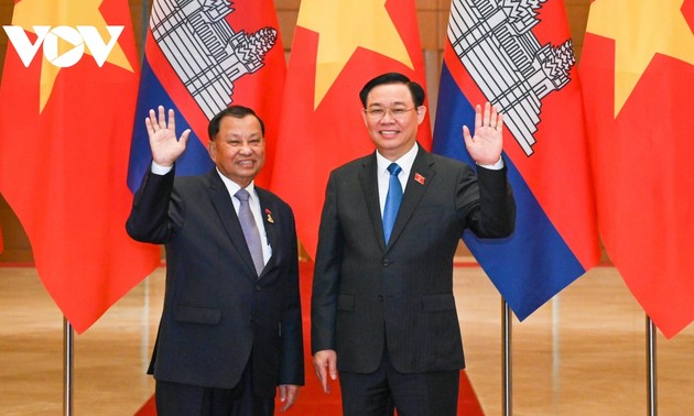 柬埔寨王国参议院主席赛宗圆满结束对越南的访问