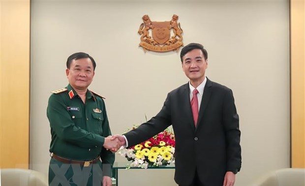 越南与新加坡加强防务合作