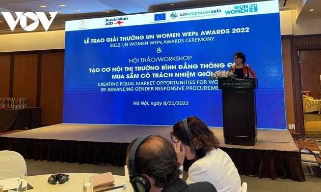 2022年“ 赋权予妇女原则”颁奖仪式在越南举行