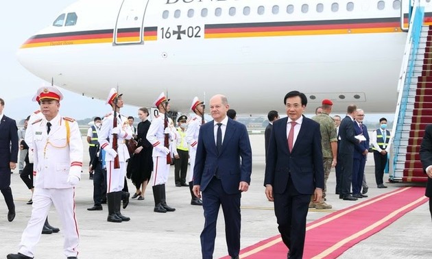 德国总理朔尔茨对越南进行正式访问