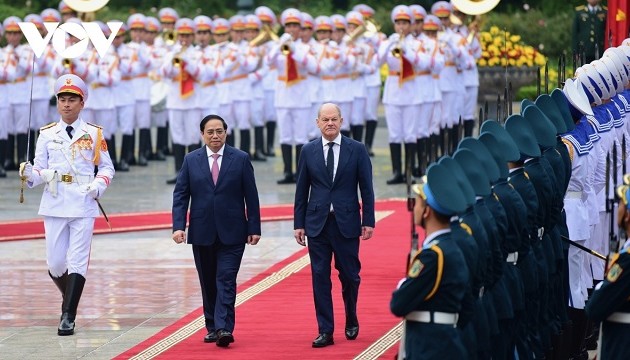 越南加强与德国和新西兰的关系