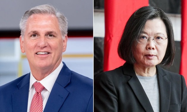 中国警告美国众议院议长不得会见中国台湾领导人