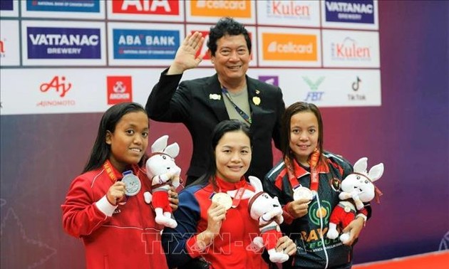 越南残疾人代表团稳居东残会金牌榜第三位