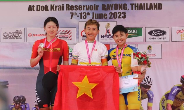 越南女选手阮氏实第三次夺得亚洲冠军