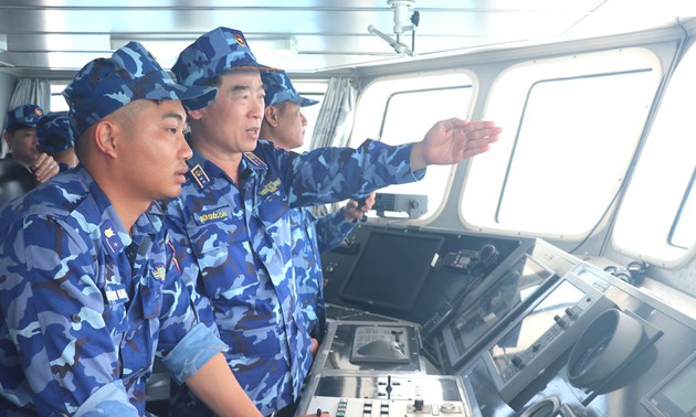海上警察力量执行打击非法，不报告和不管制捕鱼行为任务
