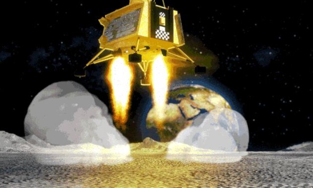 印度“月船3号”月球探测器着陆月球表面