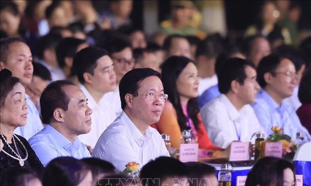 越南国家主席武文赏出席2023年宣城文化节