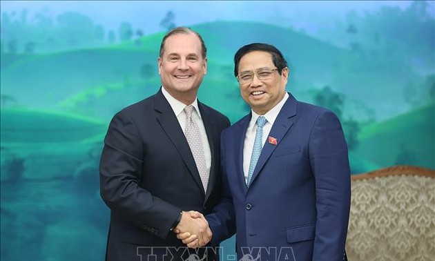 越南政府总理范明政会见美国万豪集团总裁兼首席执行官卡普亚诺