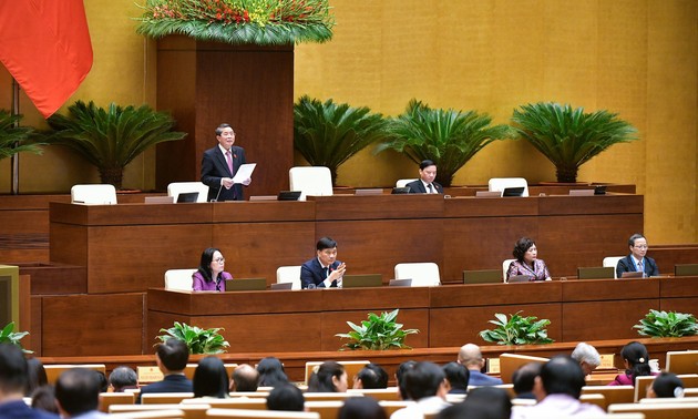 越南国会讨论关于落实国家目标计划的一些特殊政策机制的决议草案