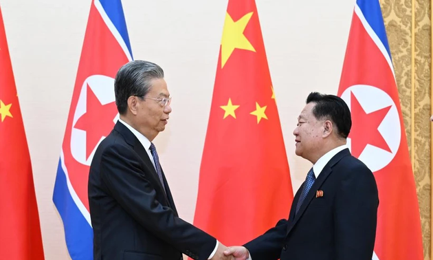 中国和朝鲜就促进双边合作进行讨论