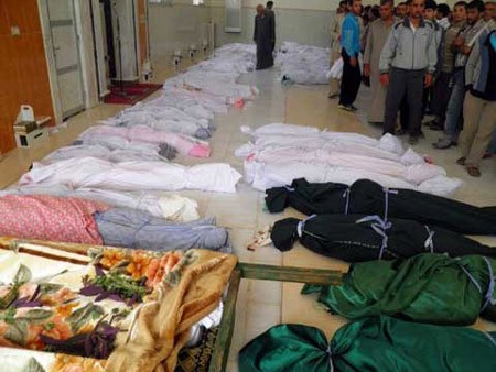 Pemerintah Suriah membantah semua keterkaitan dengan pembunuhan pada 25 Mei