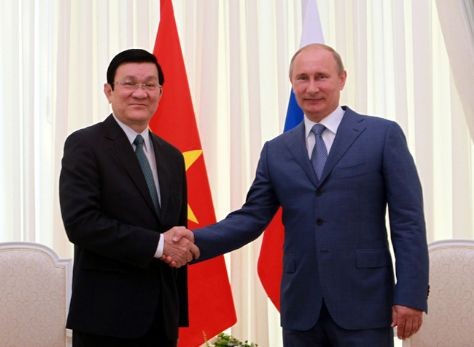 Presiden Truong Tan Sang melakukan kunjungan resmi di Federasi Rusia
