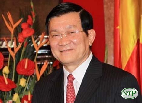 Presiden Vietnam Truong Tan Sang menerima Duta Besar yang datang menyampaikan surat mandat