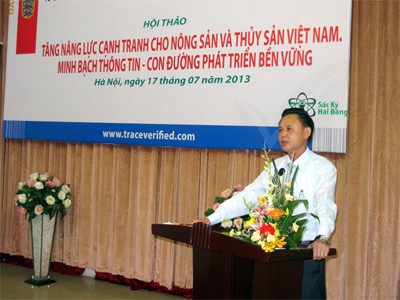 Mentransparansikan informasi tentang hasil pertanian dan perikanan Vietnam