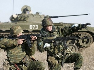 Organisasi Traktat Keamanan Kolektif melakukan latihan perang di Rusia