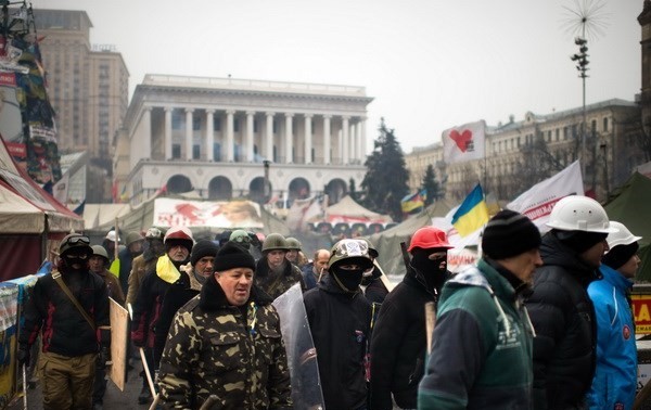 Krisis politik di Ukraina menunjukkan tanda-tanda menurunkan suhu
