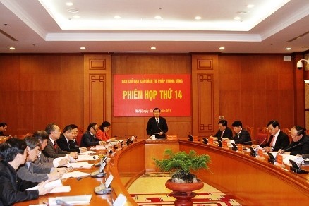 Presiden Vietnam Truong Tan Sang memimpin sidang ke-14 Badan pengarahan reformasi hukum pusat