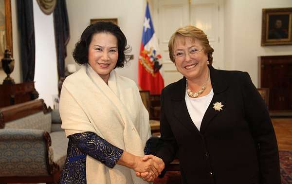 Wakil Ketua MN Nguyen Thi Kim Ngan melakukan kunjungan di Cile