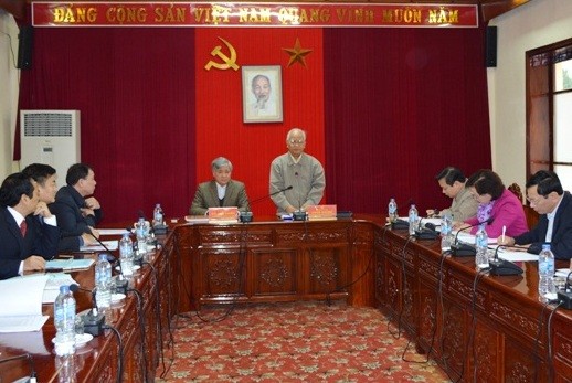 Dewan urusan Etnis-Etnis dari MN Vietnam melakukan temu kerja dengan provinsi Yen Bai