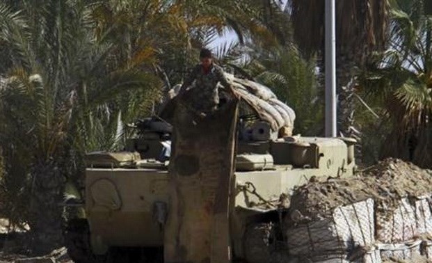 Tentara Mesir membasmi dan menangkap kira-kira 200 pemberontak di Sinai