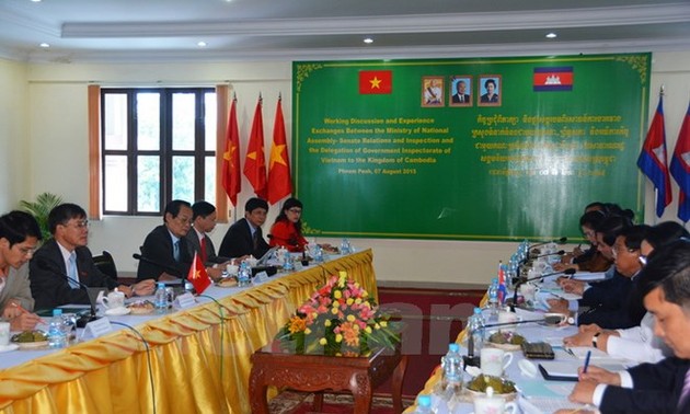 Delegasi tingkat tinggi Inspektorat Pemerintah Vietnam melakukan kunjungan kerja di Kamboja