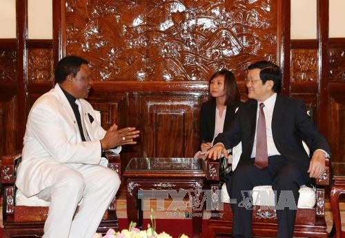 Presiden Truong Tan Sang menerima Duta Besar Nigeria
