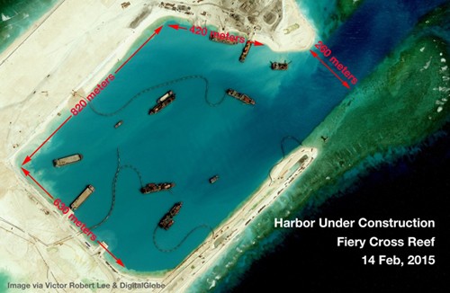 Berbagai asosiasi dan himpunan Vietnam di Perancis memprotes Tiongkok yang melakukan  percobaan penerbangan ke pulau karang Chu Thap milik kepulauan Truong Sa