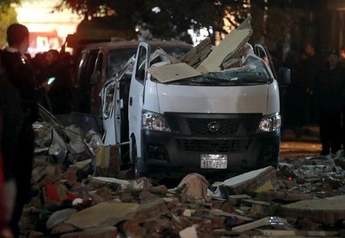 Sepuluh orang yang tewas dalam serangan bom di dekat Kairo, ibukota Mesir
