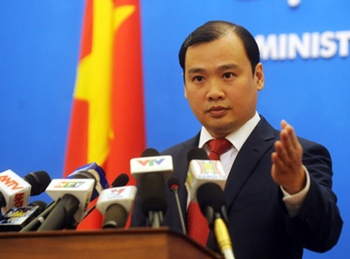 Vietnam meminta kepada Taiwan (Tiongkok) supaya menghentikan aktivitas-aktivitas melanggar kedaulatan Vietnam