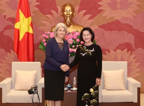 Ketua MN Vietnam, Nguyen Thi Kim Ngan menerima Dubes Swedia dan Denmark