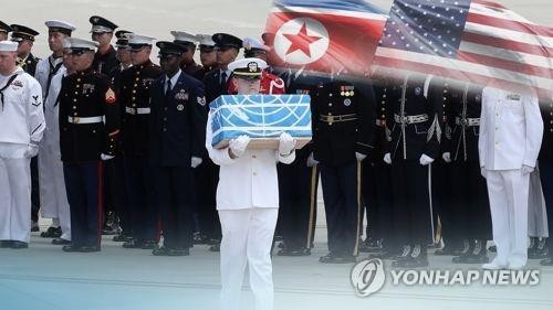 L’UNC tient la cérémonie de rapatriement des dépouilles de soldats américains