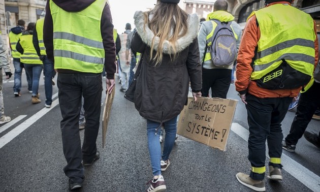 «Gilets jaunes» à Bruxelles: Première manifestation émaillée d’incidents dans la capitale
