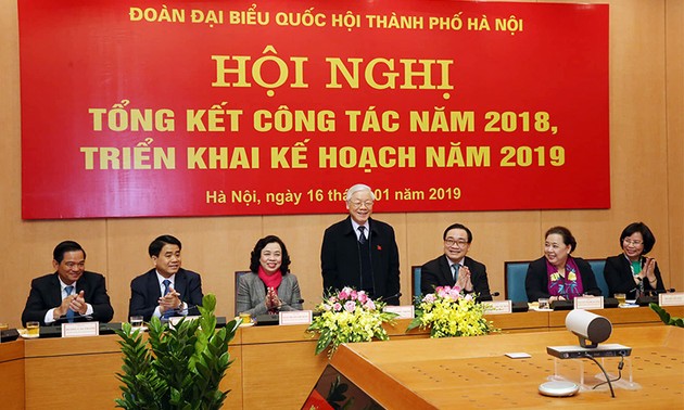 Les parlementaires de Hanoi dressent le bilan de 2018    