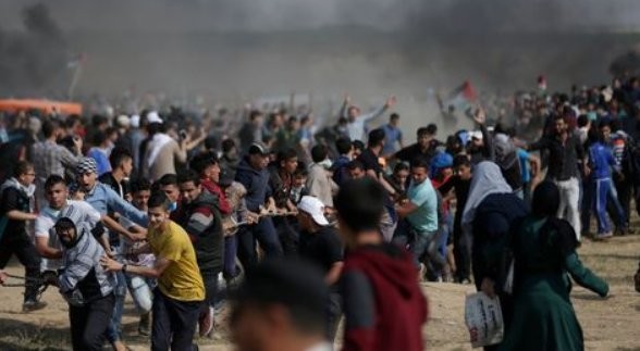 Gaza: 60 Palestiniens blessés lors de heurts à la frontière avec Israël