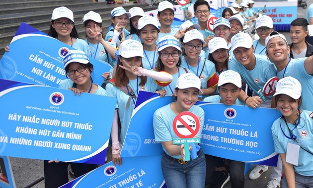 La journée mondiale sans tabac célébrée au Vietnam