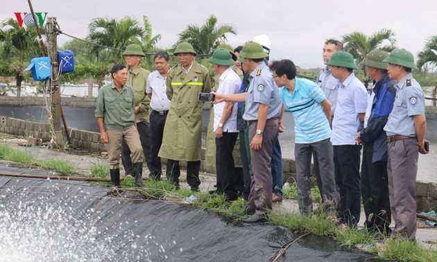 Typhon Wipha : le vice-ministre de l’Agriculture et du Développement à Haiphong