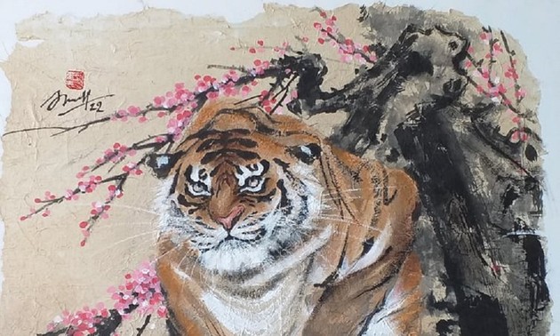 La série «tigresque» du peintre Nguyên Doan Ninh
