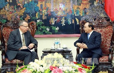 Vize-Premierminister Phuc trifft Vize-UN-Generalsekretär Fedotow